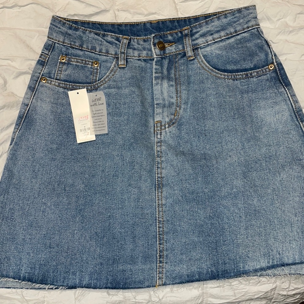 Denim skirt from Francesca’s